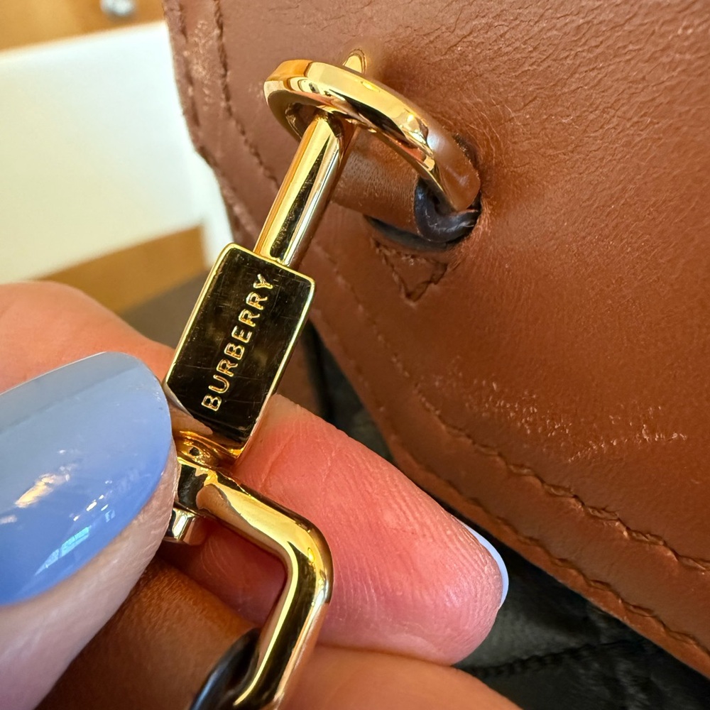 Burberry Quilted Society Handbag - Picture 5 of 12